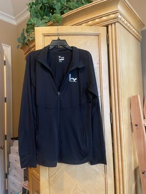 Old navy active hybrid racing black jacket size xl